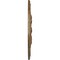 Ekena Millwork Rose and Ribbon Ceiling Medallion (Canopies up to 4"), 23 5/8"OD x 4"ID x 1 1/2"P, Rubbed Bronze CM23RORZS - alternate 3